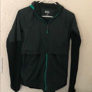 REI Green Windbreaker Jacket